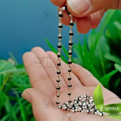 Silver Tulsi Mala