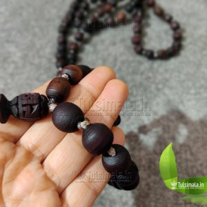 Beautiful Design Original Tulsi Japa Mala 108+1 Beads 16mm Bead