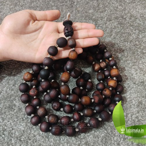 Beautiful Design Original Tulsi Japa Mala 108+1 Beads 16mm Bead