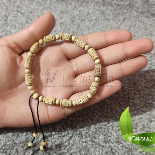 108 Small Tumble Rough Beads Tulsi Mala at Best Price in Delhi | Namya  Artzy Pvt. Ltd.