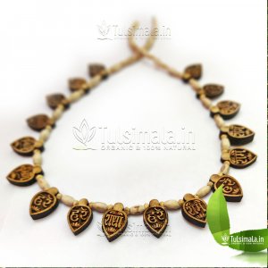 Hare Krishna Mahamantra Mala,  Tulsi Mahamantra Locket Mala for Men and Women 20 inches Mala Length 2