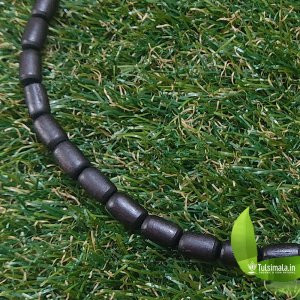 Original Tulsi Kanthi Mala 1 Round Black Colour 7mm Bead Size