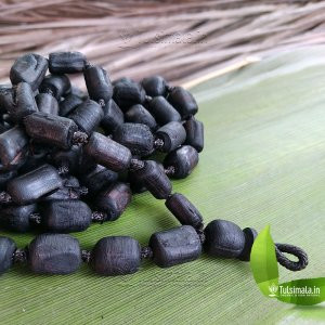 Shyama Tulsi 108 Beads Japa Mala Black Color original Tulsi Row Beads Small to Big 108 Beads Plus one Semeru