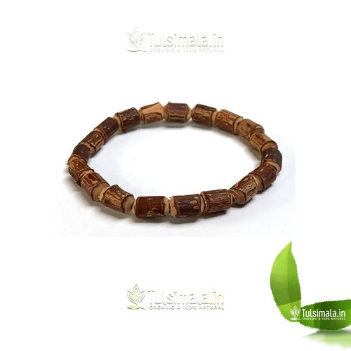 Original Tulsi Hand Bracelet For Men And Women 8mm Tulsi Beads Elastic Thread 8 Inches Length