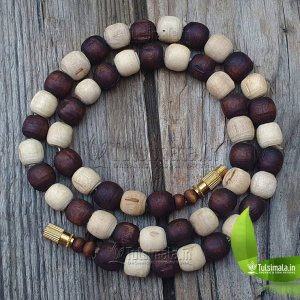 ISKCON Tulsi Kanthi Mala Premium Quality Original Tulsi Beads 8mm