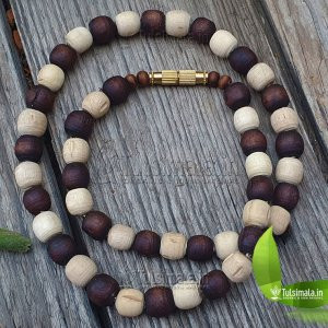 ISKCON Tulsi Kanthi Mala Premium Quality Original Tulsi Beads 8mm