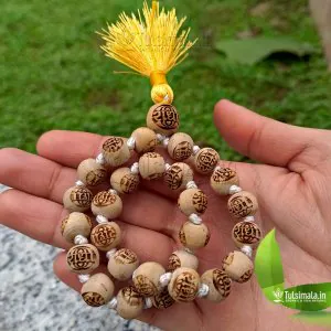 27+ Beads Original Tulsi Japa Mala 20 mm Bead Size - Tulsi Mala