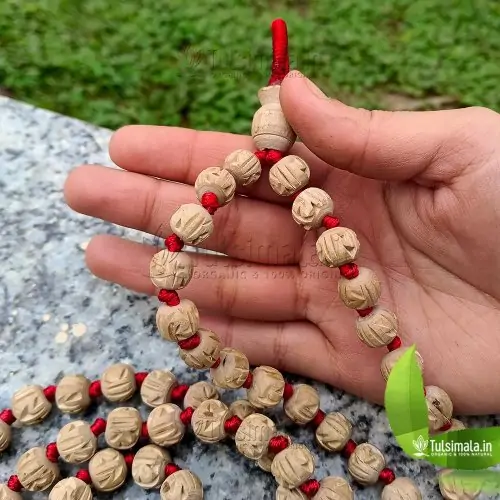 Beautiful Design Sri Radha ISKCON Original Tulsi Japa Mala 12.5mm all Equal Size Beads