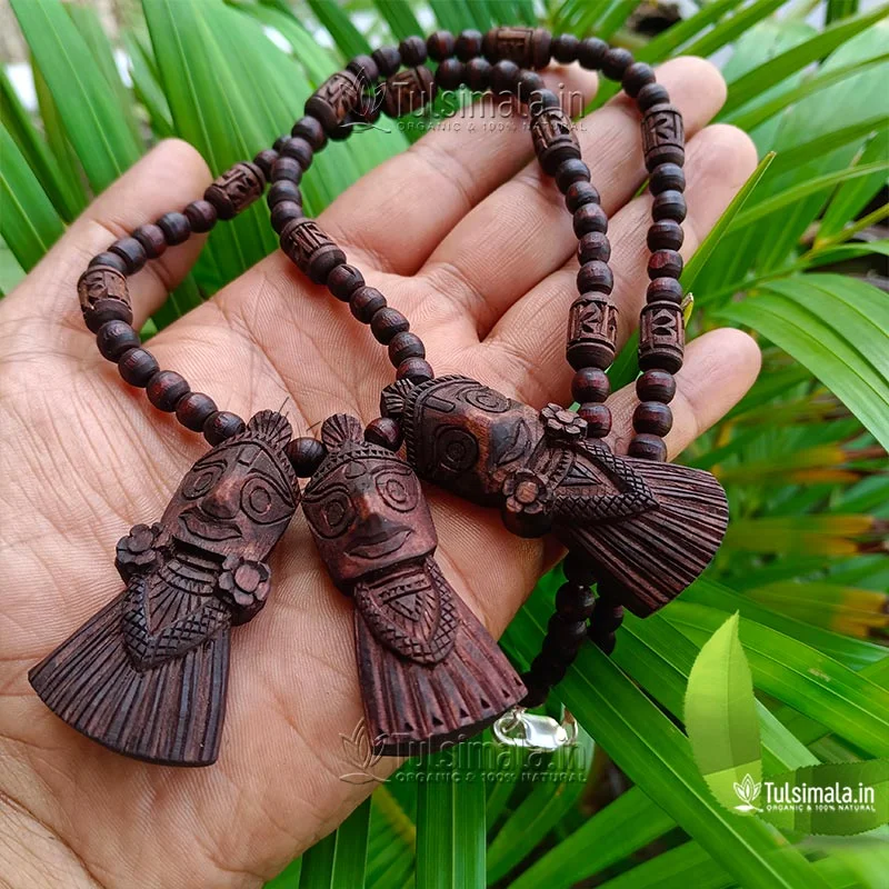 Shri Jagannath Puri Pendant Original Tulsi Locket Mala (Kanthi mala)