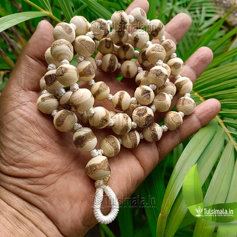 ISKCON Tulsi Japa Mala 54+1  Beads 16mm Thick