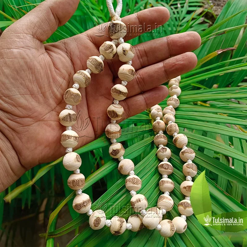 ISKCON Tulsi Japa Mala 54+1  Beads 16mm Thick
