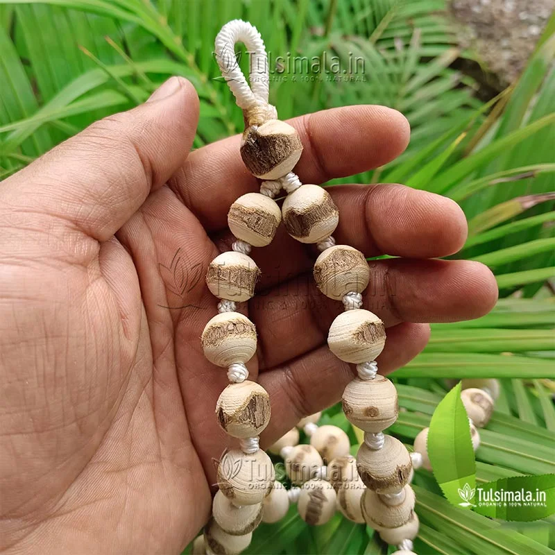 ISKCON Tulsi Japa Mala 54+1  Beads 16mm Thick