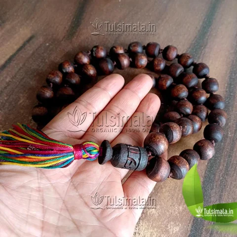 54+1 Original Tulsi Japa Mala 16mm Beads Size