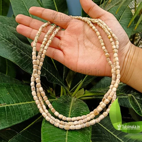 ISKCON Original Tulsi Kanthi Mala 3 Round 4mm Bead Size