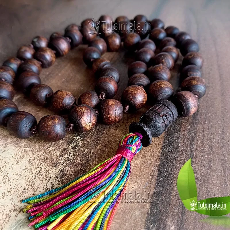 54+1 Original Tulsi Japa Mala 16mm Beads Size