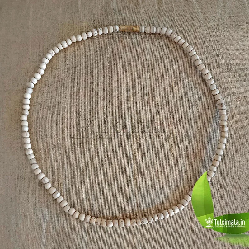 108 Beads Original Tulsi Kanthi Mala , Bead Size 4mm Mala Length 17.5 Inches