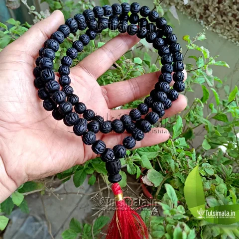 108+1 Shri Radha Written Shyama Original Tulsi Made Japa Mala