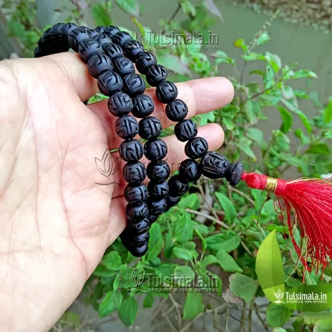 108+1 Shri Radha Written Shyama Original Tulsi Made Japa Mala 3
