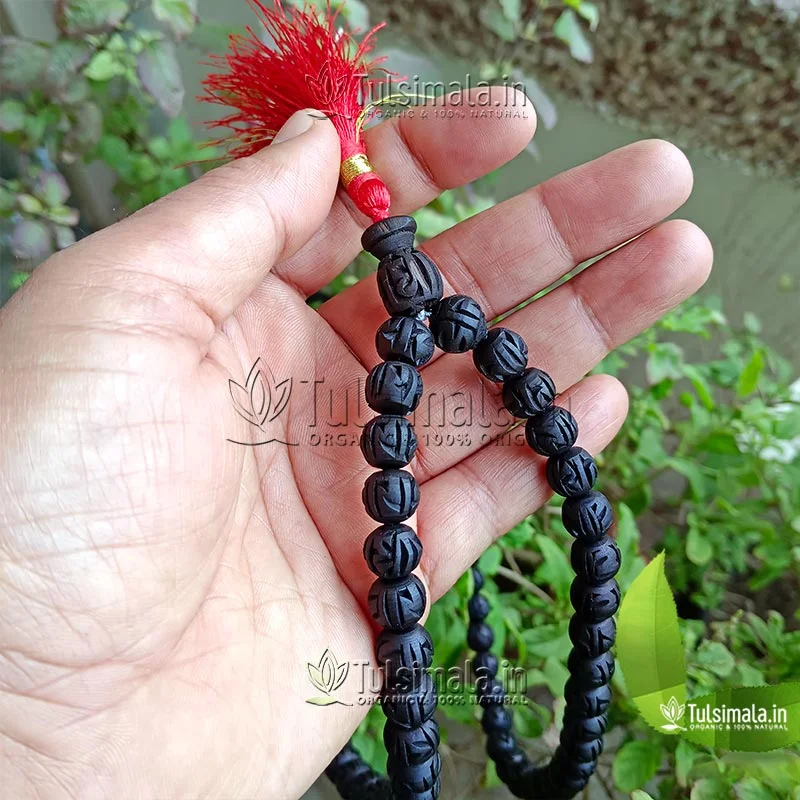 108+1 Shri Radha Written Shyama Original Tulsi Made Japa Mala