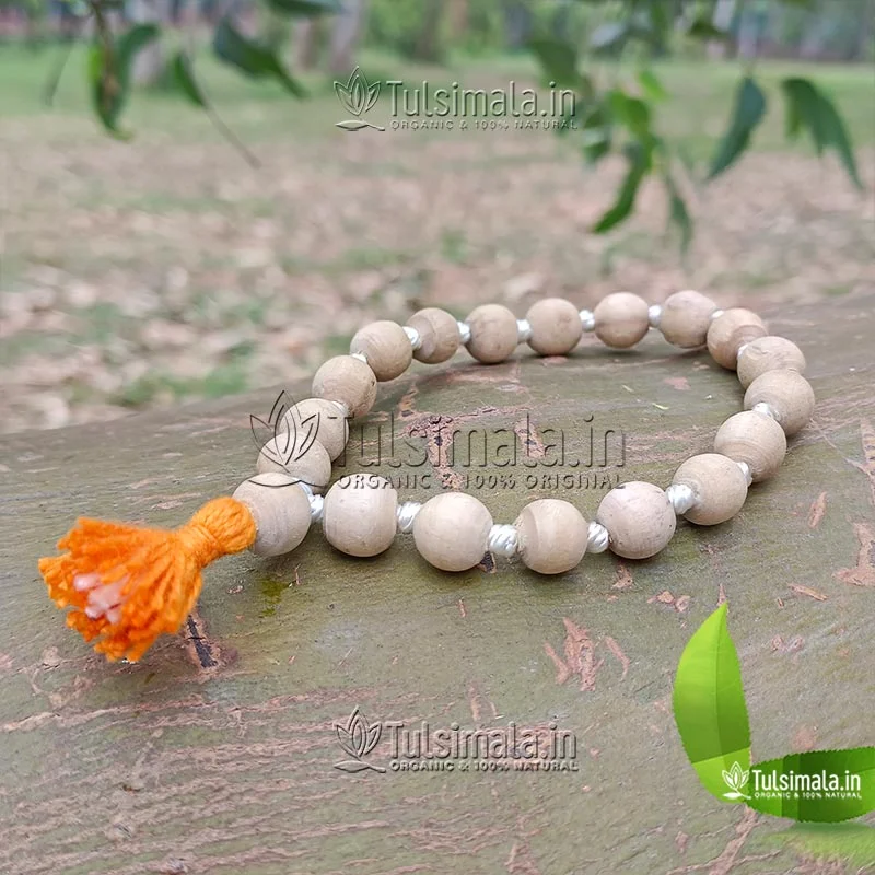 Beautiful 18+1 Beads Berakha Mala Original Tulsi Made 10mm Beads Size