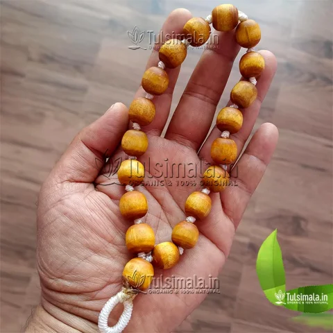 18+1 Berkha Mala Made in Original Tulsi Beads