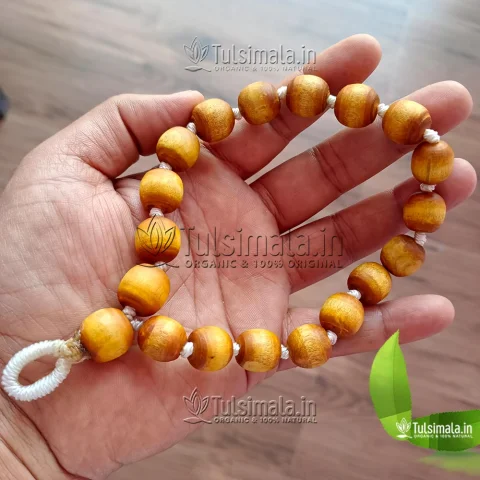 18+1 Berkha Mala Made in Original Tulsi Beads