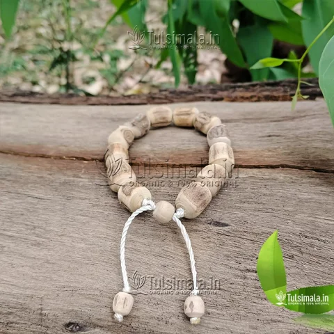 Big Beads Pure Shyama Beads Tulsi Bracelet
