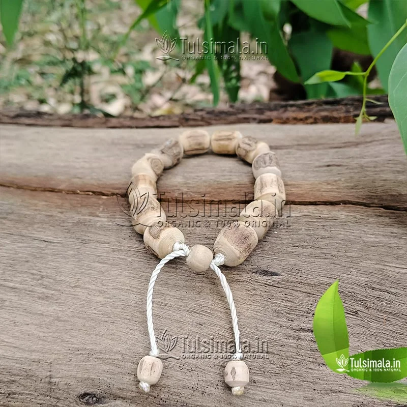 Big Beads Pure Shyama Beads Tulsi Bracelet
