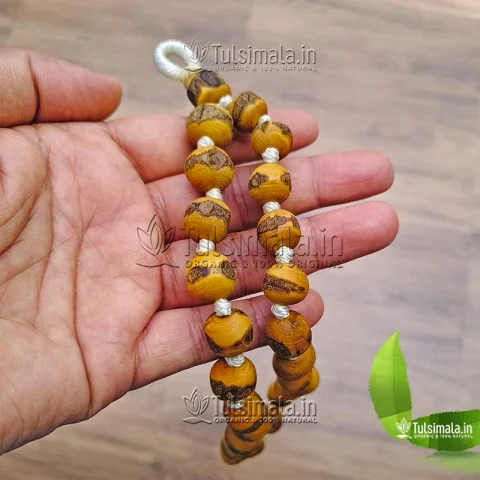 27+1 Beads Original Vrindavan Tulsi Japa Mala Handmade Beads