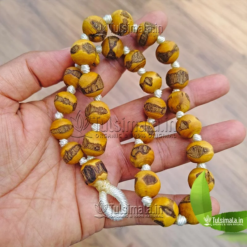 27+1 Beads Original Vrindavan Tulsi Japa Mala Handmade Beads