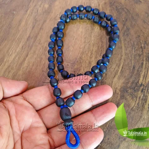 54+1 Beads Shyama Tulsi Japa Mala 8mm Beads Size